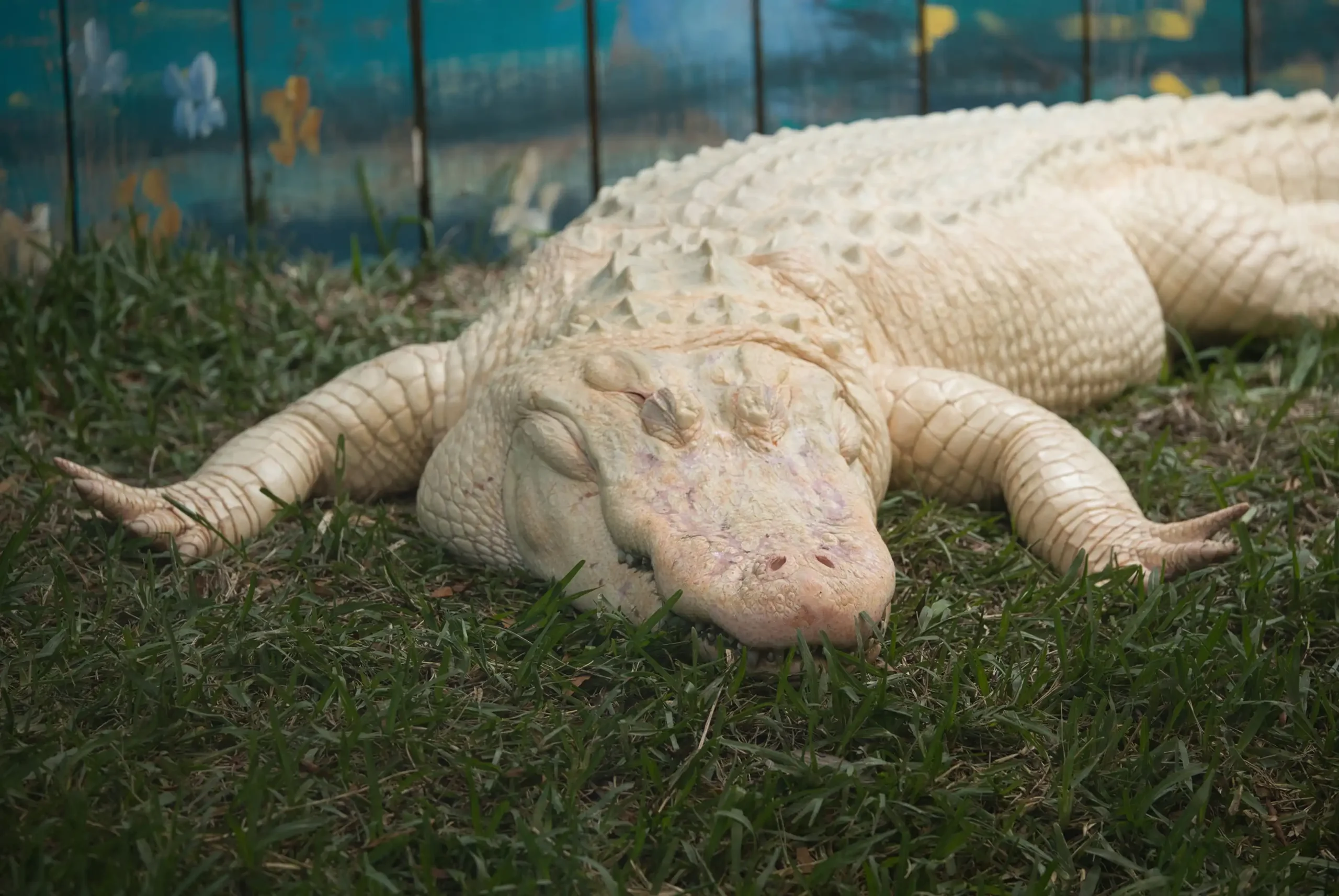 albino gator