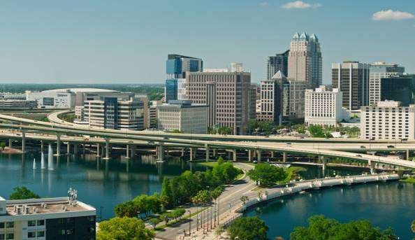 Lake Buena Vista to Downtown Orlando